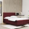 Boxspringbett mit bettkasten und matratze + topper RUGIA Stoff Matt Velvet