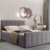 Boxspringbett mit bettkasten matratze topper AMOR viele Farben