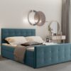 Boxspringbett mit bettkasten matratze topper AMOR viele Farben