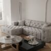 Ecksofa Wohnzimmer CLOUD stilvol viele farben Eckcouch