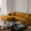 Ecksofa Wohnzimmer CLOUD stilvol viele farben Eckcouch