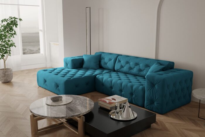Ecksofa Wohnzimmer CLOUD stilvol viele farben Eckcouch