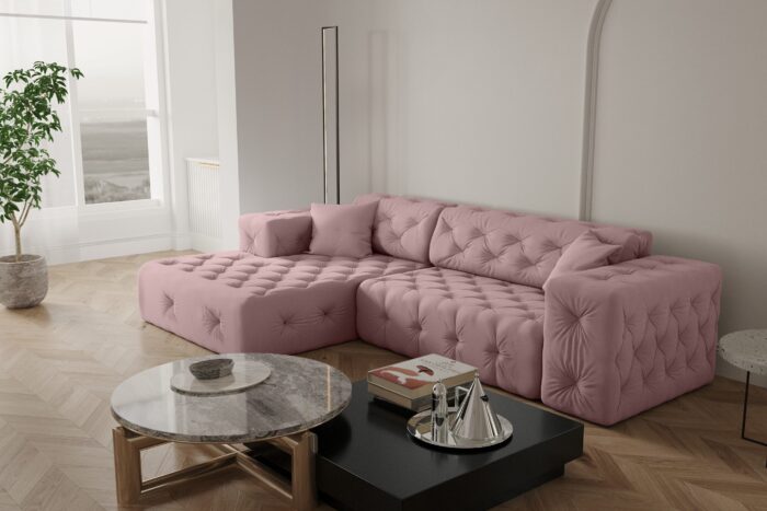 Ecksofa Wohnzimmer CLOUD stilvol viele farben Eckcouch