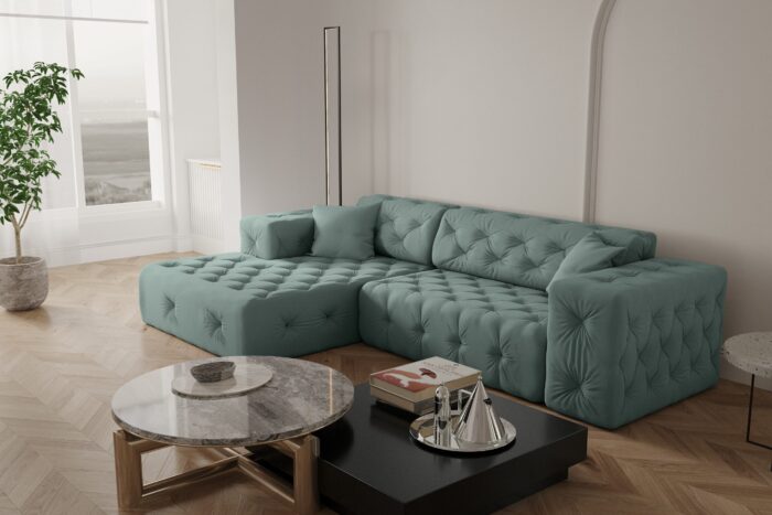 Ecksofa Wohnzimmer CLOUD stilvol viele farben Eckcouch