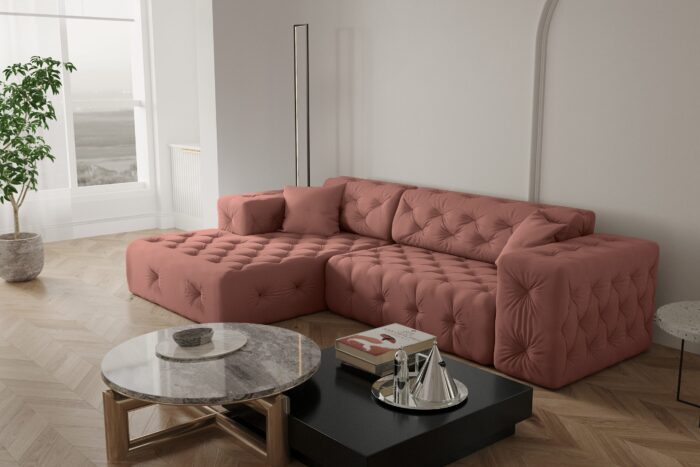 Ecksofa Wohnzimmer CLOUD stilvol viele farben Eckcouch