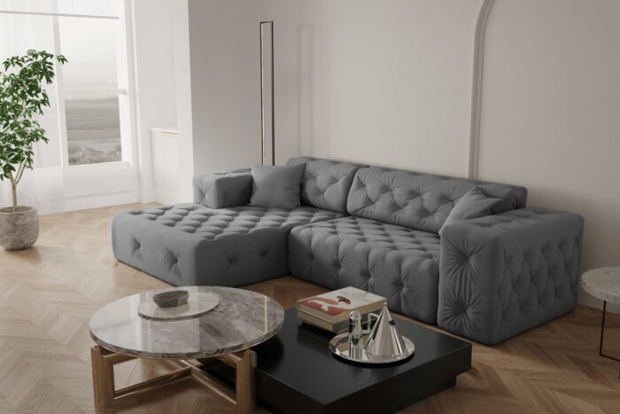 Ecksofa Wohnzimmer CLOUD stilvol viele farben Eckcouch