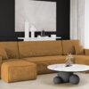 Ecksofa mit schlaffunktion und bettkasten, Sofa U-form, Couch U-form BEST Dicker Cord