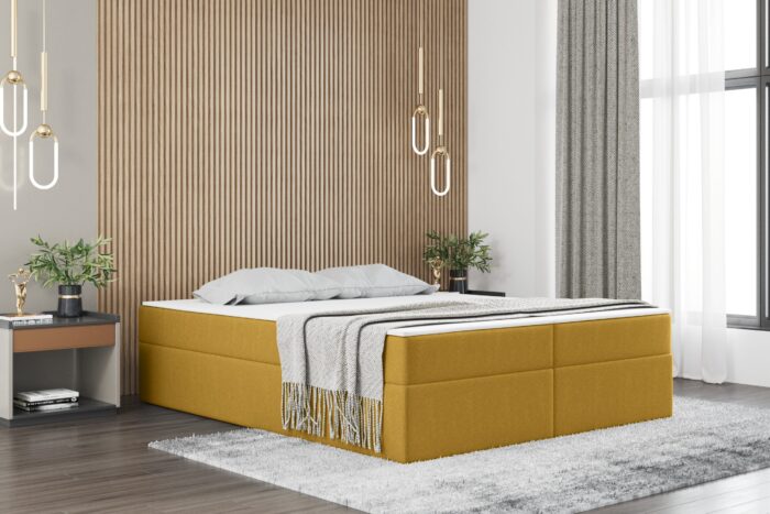 Boxspringbett mit bettkasten matratze topper Ruben, viele Farben viele Größen