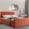 Boxspringbett mit bettkasten matratze topper AMOR viele Farben