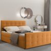 Boxspringbett mit bettkasten matratze topper AMOR viele Farben