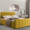 Boxspringbett mit bettkasten matratze topper AMOR viele Farben