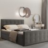 Boxspringbett mit bettkasten matratze topper AMOR viele Farben