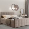 Boxspringbett mit bettkasten matratze topper AMOR viele Farben