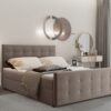 Boxspringbett mit bettkasten matratze topper AMOR viele Farben