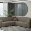 Ecksofa Corner Eckouch Wohnzimmer NIMES stilvol viele farben Stoff VERITA