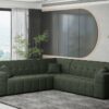 Ecksofa Corner Eckouch Wohnzimmer NIMES stilvol viele farben Stoff VERITA