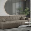Ecksofa Eckouch Wohnzimmer NIMES stilvol viele farben Stoff VERITA