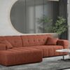 Ecksofa Eckouch Wohnzimmer NIMES stilvol viele farben Stoff VERITA