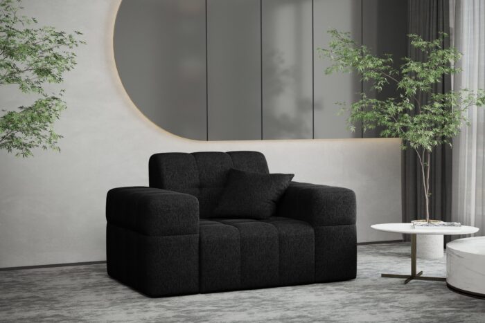 Sessel serie NIMES stilvol viele farben Stoff VERITA