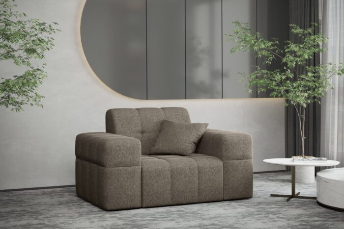 Sessel serie NIMES stilvol viele farben Stoff VERITA