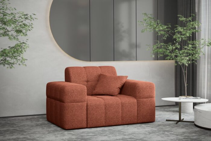 Sessel serie NIMES stilvol viele farben Stoff VERITA