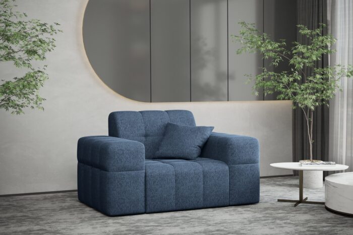 Sessel serie NIMES stilvol viele farben Stoff VERITA