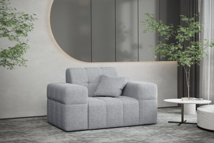 Sessel serie NIMES stilvol viele farben Stoff VERITA