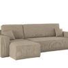 Ecksofa mit schlaffunktion und bettkasten, Eckcouch BEST stoff Poso Dicker Cord viele farben