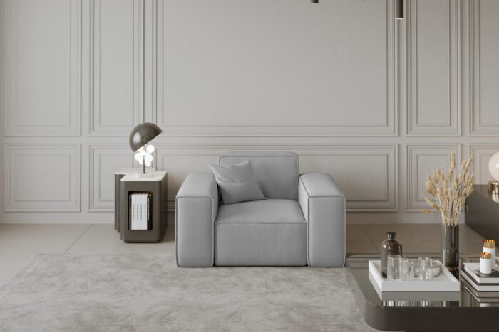 Sofa, Sessel Einsitzersofa PULA stoff Opera Velvet