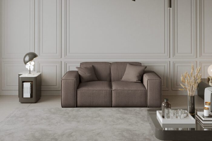 Sofa, Zweisitzersofa PULA stoff SCALA