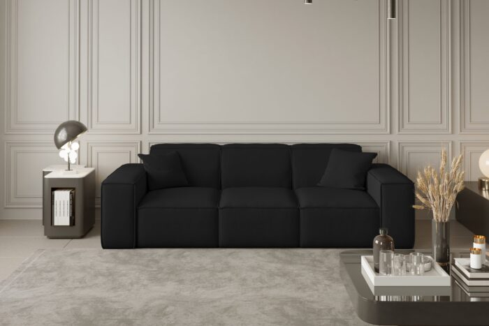 Sofa, Dreisitzersofa PULA stoff Opera Velvet