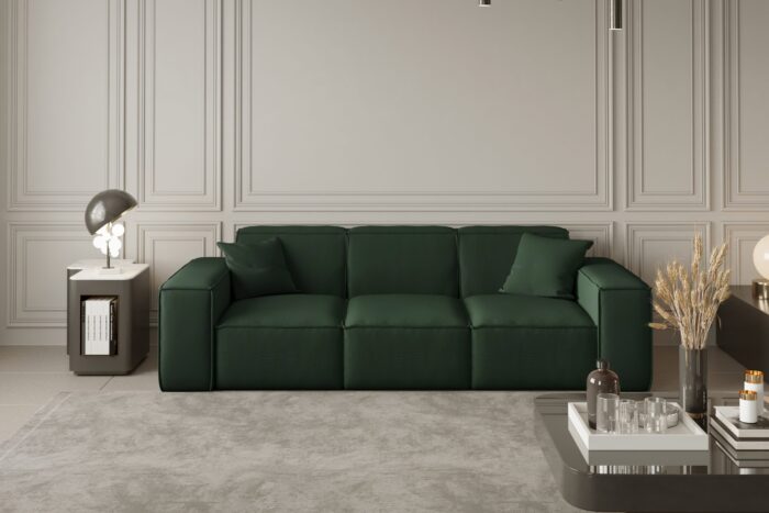 Sofa, Dreisitzersofa PULA stoff Opera Velvet