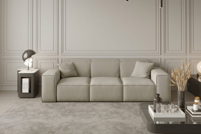 Sofa, Dreisitzersofa PULA stoff Opera Velvet