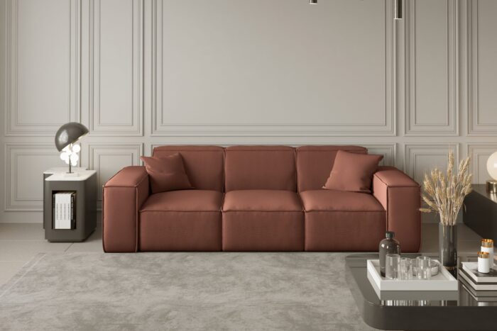 Sofa, Dreisitzersofa PULA stoff Opera Velvet