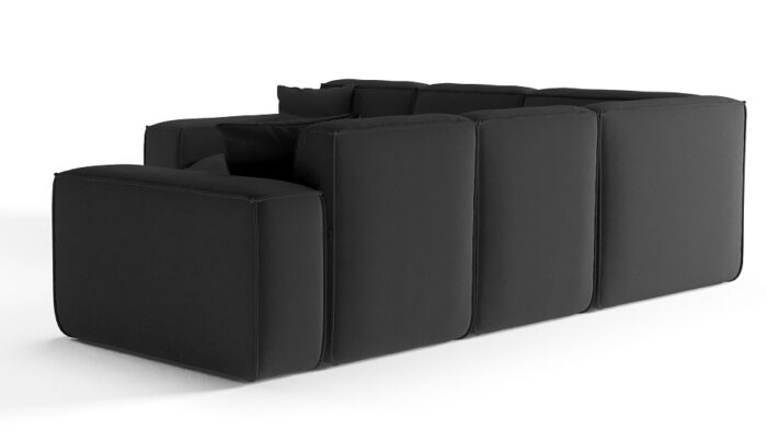 Ecksofa Eckcouch Corner 246cm PULA stoff Opera Velvet