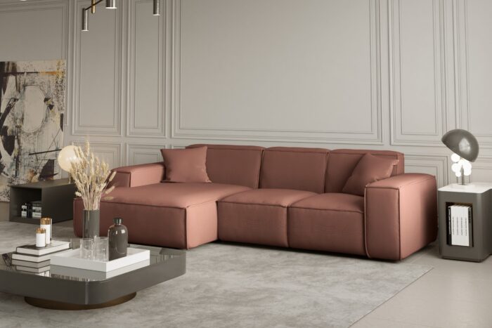 Ecksofa Eckcouch PULA stoff Opera Velvet