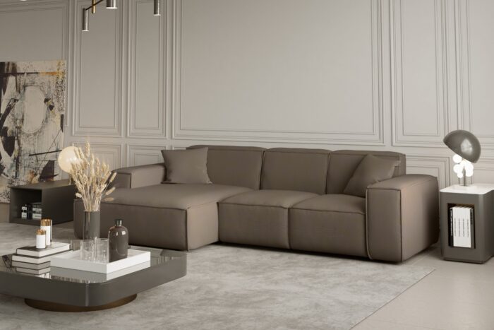 Ecksofa Eckcouch PULA stoff Opera Velvet