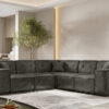 Ecksofa Eckcouch Corner 246cm PULA stoff GOBI drei Farben