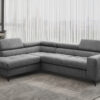 Ecksofa mit schlaffunktion und bettkasten Eckcouch ARCADI Dicker Cord