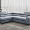 Ecksofa mit schlaffunktion und bettkasten Eckcouch ARCADI Dicker Cord
