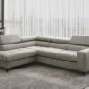 Ecksofa mit schlaffunktion und bettkasten Eckcouch ARCADI Dicker Cord