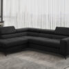 Ecksofa mit schlaffunktion und bettkasten Eckcouch ARCADI Dicker Cord