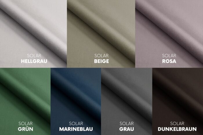 Ecksofa mit schlaffunktion und bettkasten, Desing eckouch SPEZIA stoff Solar