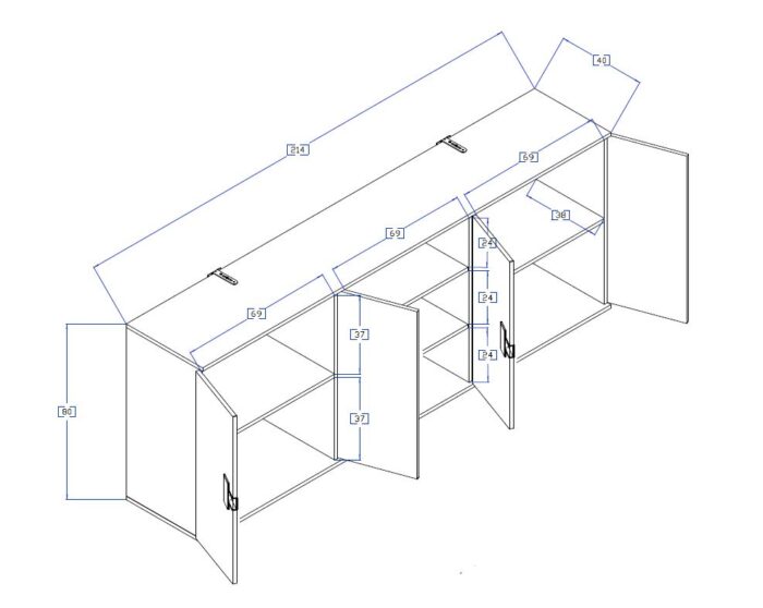 Schrankbett Bettregal im Kleiderschrank für das Jugendzimmer INDEX 21