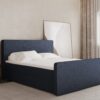 Boxspringbett mit bettkasten matratze topper LAGUNE stoff Loop viele Farben