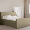 Boxspringbett mit bettkasten matratze topper LAGUNE stoff Loop viele Farben