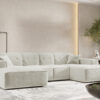Ecksofa U Eckcouch 342cm Large Medium PULA stoff Perfect Harmony