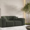 Sofa, Sessel Zweisitzersofa, Gestepptes Sofa PULA stoff Antic