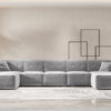 Ecksofa, Eckcouch U Extra Large 462cm PULA stoff Perfect Harmony