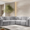 Ecksofa Eckcouch Corner 246cm PULA stoff Perfect Harmony